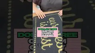 Create a Gorgeous Carpet Runner with Dollar Tree Rugs &ndash; Easy & Affordable DIY #diycrafts