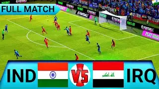🇮🇳 INDIA vs IRAQ 🇮🇶 | 22 Feb 2026 - International Football Match | eFootball (4K) Gameplay 