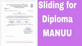 MANUU Polytechnic Sliding Option 2022-23 || Sliding Last date of Polytechnic