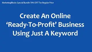 MarketingBlocks Special Bundle 70% OFF The Regular Price