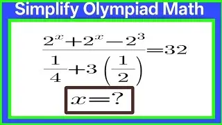 Simplify fractions Algebra Olympiad Math problem | Can you solve it?