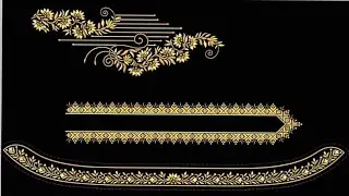 machine embroidery design/patterns for gents neck/EE stitching ideas