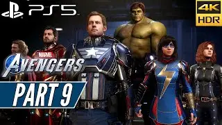 MARVEL&rsquo;S AVENGERS (PS5) Walkthrough Gameplay PART 9 [4K 60FPS HDR] - No Commentary