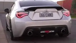 Supercharged Toyota 86 - Nameless EL Headers Sound Test