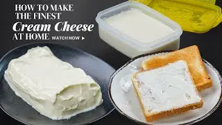 Рецепт домашнего сливочного сыра | Как приготовить сливочный сыр дома | Лучше, чем магазинный | 4...