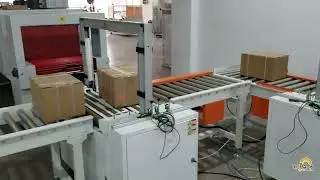 Fully automatic strapping machine MH 102A, strapper for carton, box and case.