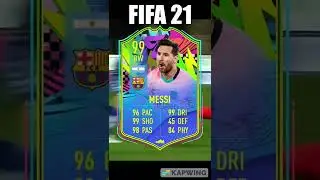 MESSI FIFA EVOLUTION FIFA 18 - FIFA 23 #shorts #fifa #football