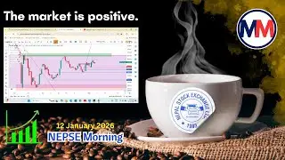 Today at NEPSE 12 January 2026 #trading #nepsechartanalysis #stockmarket #stockexchange #nepal