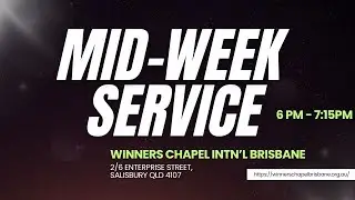 Wednesday Midweek Service   21 January 2026