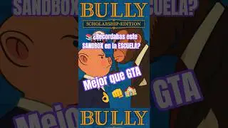 🎓Bully: el GTA sobre la vida ESCOLAR y sus DRAMAS🏫👊 #retrogaming #shorts #humor #ps2 #rockstargames