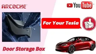 Arcoche Accessories | From Clutter to Clean: Tesla Door Slot Transformation! 🧼🚗