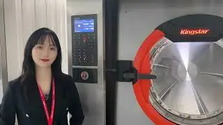 KINGSTAR 100KG forward tilting washer extractor.