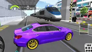 New Blue Mercedes VS Bullet Train For Crazy Race - 3D Driving Class 2026 Best Android iOS Gameplay 🚒