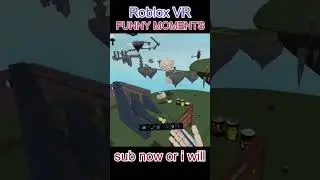 Slap a wake on roblox VR Funny moments  #roblox