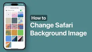 Как изменить фоновое изображение Safari на iPhone или iPad