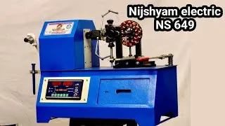 nijshyam NS 649 ceiling fan winding machine | ceiling fan winding machine