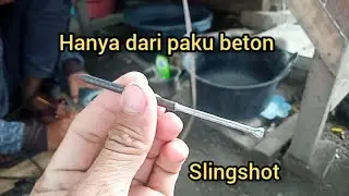 Dari tangan master!! paku beton bisa jadi peluru akurasi tinggi