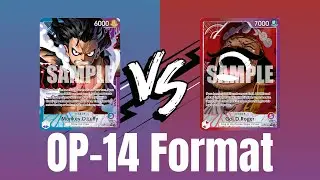 [OP-14] Blue Purple Luffy vs Red Purple Roger! One Piece TCG