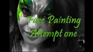 Practice face painting 1.