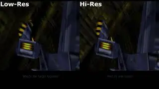 Perfect Dark (PAL) - Low-Res vs Hi-Res Frame Rate