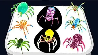 MAX LEVEL - Spider Evolution Run - Gameplay Walkthrough ⚜️ Merge Master