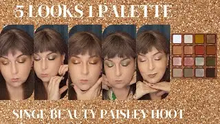 Singe Beauty Paisley Hoot Palette - 5 Beautiful Fall Inspired Eye Looks - GRWM
