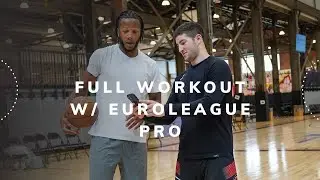 FULL Workout With Paris' Lamar Stevens (Former NBA Vet!)