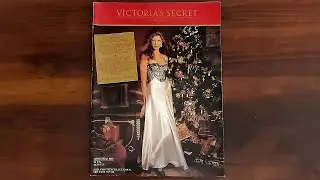 🎄Victoria's Secret Christmas 1992 Stephanie Seymour | ASMR Catalog Flip Through