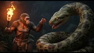 Ancient World: life million Years Ago , human evolution vs anaconda's Reign