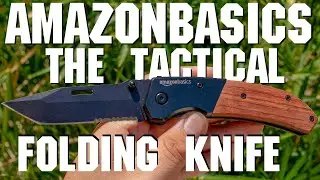 AMAZONBASICS makes a folding knife? 😂 And it's tactical? 🤯 Call me curious, let's check it out!