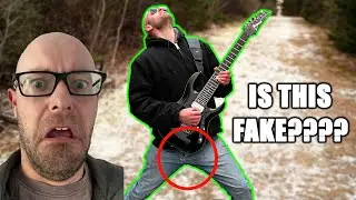 Is Miming Your Guitar Parts Faking It?? \\ Live Recording and Miming Guitar Videos