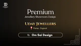 Uday Jewellers, Patan, Gujarat | Jewellery Showoom interior Turnkey project by Om Sai Design