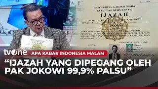 Kuasa Hukum Roy Suryo CS: Tunjukkan Contoh Ijazah UGM Yang Asli | AKIM tvOne