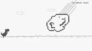 Chrome Dino - Playthrough
