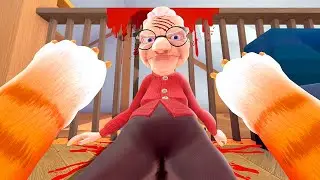 Throwing GRANNY Upstairs - I Am Cat VR