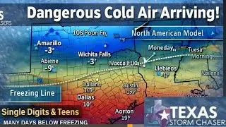 Dangerous Cold & Ice Storm Threat Growing in Texas | What We Know Now