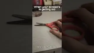 My brand new scissors finally arrived 😱✂️