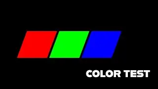 RGB Color Test | Calibration for Monitors, TVs, and OLED Screens
