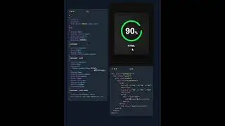 SVG Progress Bar using HTML & CSS  #html #css #coding #developer #frontend #youtubeshorts