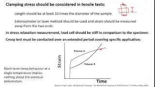 Precautions in Experimentation with viscoelastic Materials