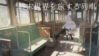 【環境音|立体音響】終末世界の最終列車。彼女の隣で眠る安眠の旅｜電車の音｜Post-Apocalyptic Train ASMR / Deep Sleep / Study / 3D Audio