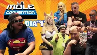 La Mole 2025 recorrido Dia 1,entrevistas Actores de doblaje y Cosplayers #lamole2025 #estoyenlamole