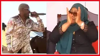 UTU ya ALIKIBA Yamkosha RAIS SAMIA, Ashindwa KUJIZUIA Ampigia MAKOFI Akipafomu KWENYE Mkutano WAKE..