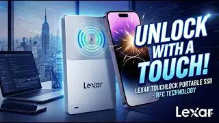 Портативный SSD-накопитель Lexar TouchLock &mdash; этот SSD поддерживает разблокировку по NFC?!