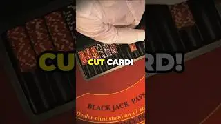 Blackjack Secrets Behind the Cut Card! #blackjack  #cardgames #cardcounting  #casino #cardgames