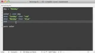 Simpler Case Statement