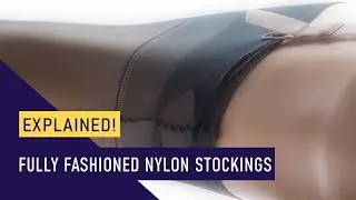 Подробное описание нейлоновых чулок с цельным швом.