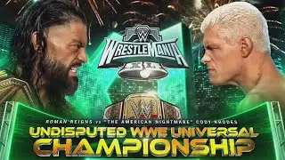 Cody Rhodes Vs Roman Reigns WrestleMania 40 Promo Package/Hype Video