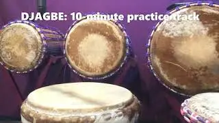 Djagbe: 10-minute practice track (115 bpm)
