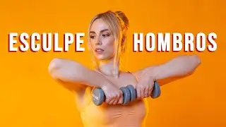 ESCULPE HOMBROS 20 MIN // Ejercicios con mancuernas para fortalecer hombros, brazos y espalda